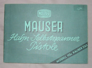 Mauser HSc Manual - German Language Reprint - Picture 1 of 1