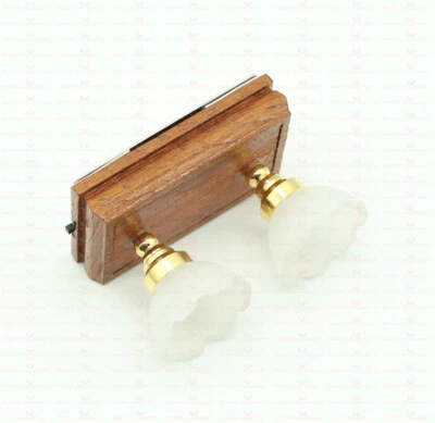 Wall Hanging Lamps Lights 1:12 Scale Dolls House Miniatures Accessories Villa - Image 1 of 4