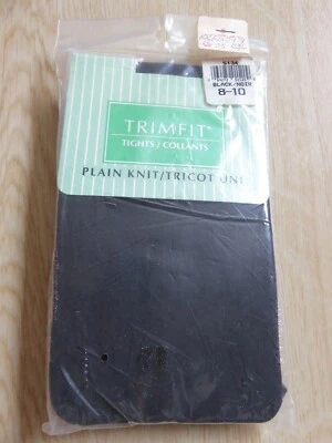 Semi-Opaque Essential Basic Staple Black Pantyhose Tights Size 8  - 10 - Image 1 of 2