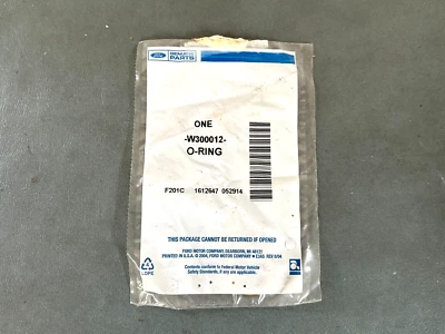 Junta tórica de retorno de tubo de aceite turbo Ford OEM NOS W300012 2003-2007 F-250 Super Duty 6.0 Foto 1 de 3