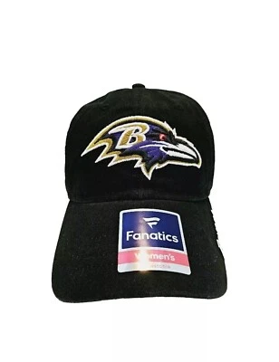 Fanatics NFL Pro Line Baltimore Ravens Women's Adjustable Strap Hat/Cap Black - Image 1 of 4