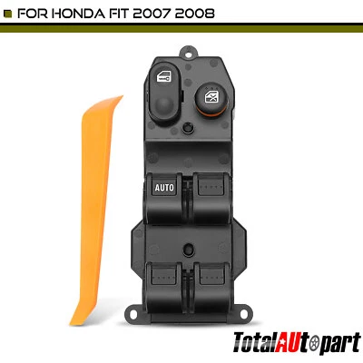 Nuevo interruptor de ventana eléctrica para Honda Fit 2007-2008 L4 1,5 L delantero izquierdo 35756SAA406 Foto 1 de 4