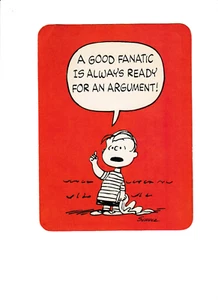 Vintage Peanuts Linus Large Oversize Postcard Ambassador Cards - Picture 1 of 2