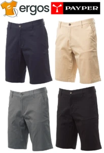 PAYPER CLASSY SHORTS Pantaloni Bermuda Stretch Pantaloncini da Uomo Zip Fianco - Picture 1 of 6