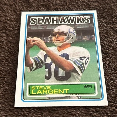 1983 Topps #389 Steve Largent Seattle Seahawks - Image 1 of 2