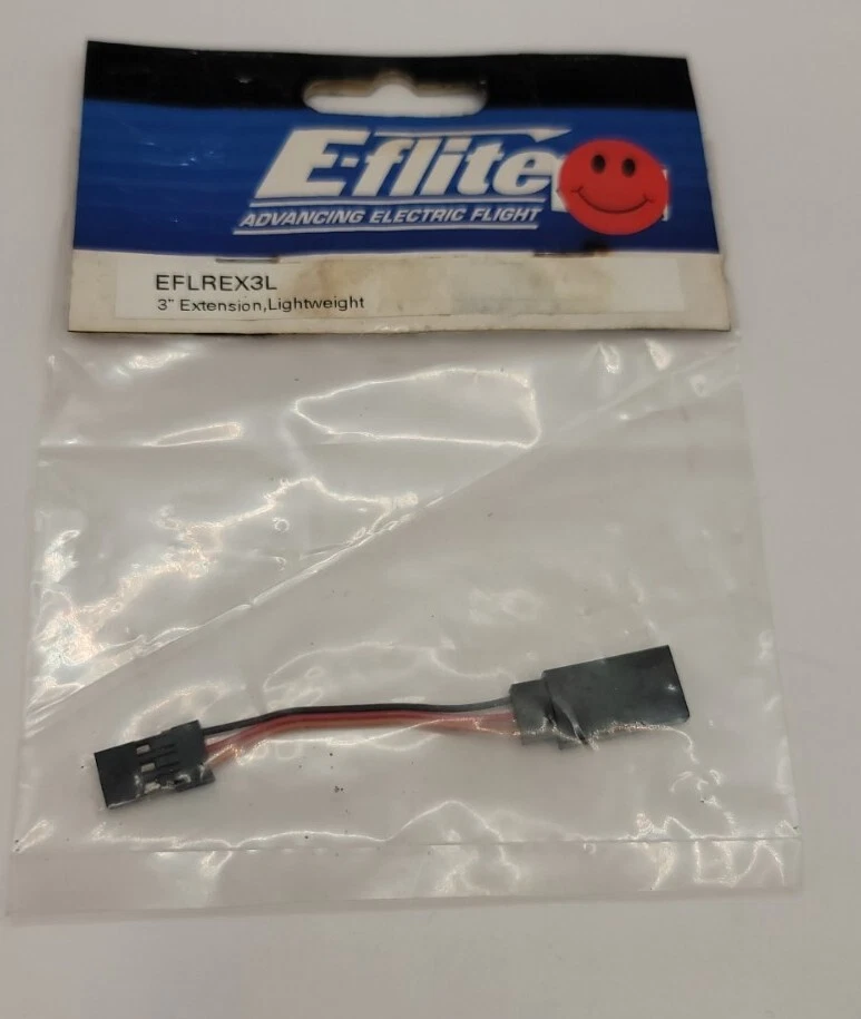 E-flite Light Weight Servo Extension 3" Rc Airplane Helicopter EFLREX3L - Image 1 of 1