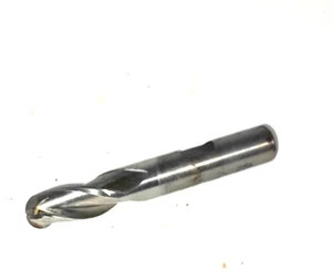 3/8" Ball Nose End Mill, 7/8"-Flute, 3/8"-Shank, 2-1/2"-OAL, HSS (UE-10-G-9) - Picture 1 of 1