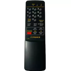 Control remoto de video Fisher FXBD genuino de TV probado funciona SIN RESPALDO - Imagen 1 de 3