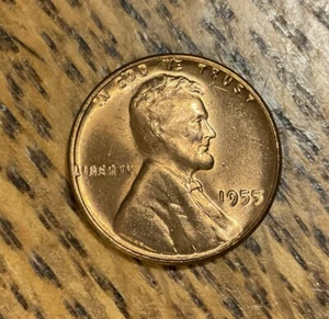 1955 DOUBLE DIE LINCOLN WHEAT CENT “ MAJOR CRACKS SKULL & HEAD" - Picture 1 of 4