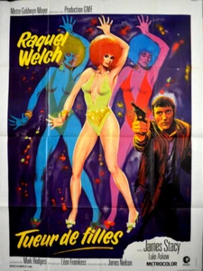Raquel Welch FLAREUP James Neilson 1969 FRENCH POSTER 47x63 - Picture 1 of 1