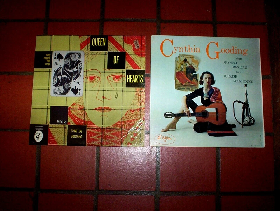 CYNTHIA GOODING ( 2 ) LP lot: QUEEN OF HEARTS / SPANISH, MEXICAN, TURKISH NM- Foto 1 de 1