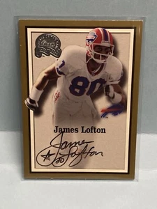JA4020 2000 Fleer Greats of the Game Auto James Lofton Buffalo Bills - Picture 1 of 3