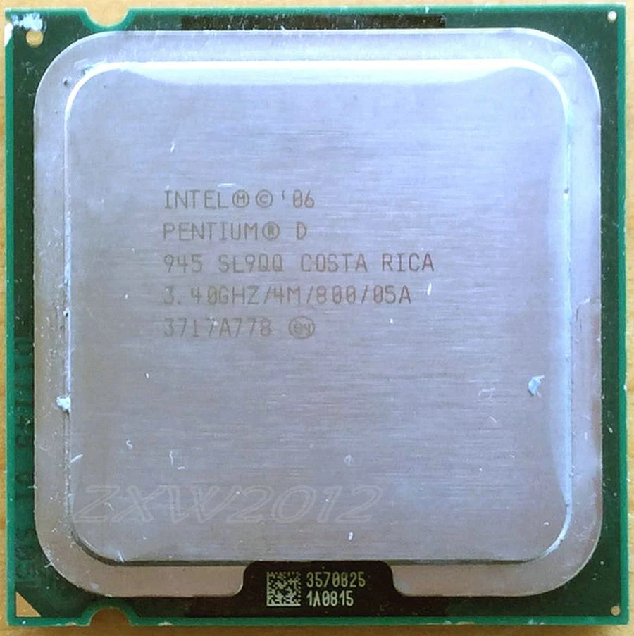 Intel Pentium D 945 3.4 GHz LGA 775 CPU SL9QQ 4M/800 Presler Dual Core Processor - Image 1 of 1