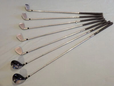 Part Set GO C3 Used Golf Clubs 5,7,9 Irons P&W + 3&5 Woods RH Ideal Beginner Set - Image 1 of 4