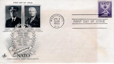 USPS SC #1008 1952 3 Cent ArtCraft FDC ST3318 - Image 1 of 4