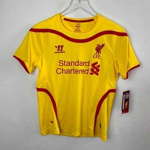 LIVERPOOL FC Warrior Soccer Football Jersey Yellow Away 2014/15 Women's M/L NWT - Picture 1 of 11