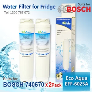 2X GENERIC FRIDGE WATER FILTER FOR BOSCH 740570 9000077095 9000077096 - Picture 1 of 1