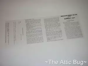 Sinclair ZX Spectrum ~ Romantic Robot Multiface One Instructions ~ Unused - Picture 1 of 1