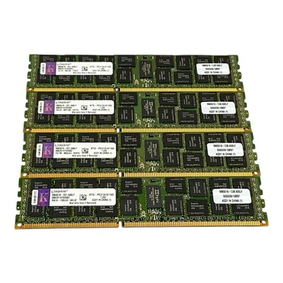 Kingston 16GB DDR3 2RX4 PC3L-10600R  ECC REG 1333Mhz RAM Server memory Lot 4 - Image 1 of 3