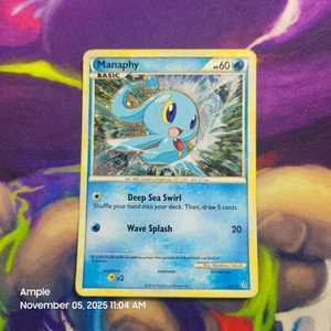 Manaphy - Pokemon Unleashed 3/95 Holo Raro - Imagen 1 de 5