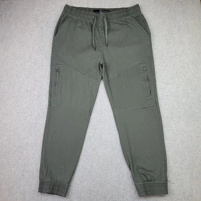 Calça de moletom Rocawear masculina GG verde militar cordão cintura elástica - Imagem 1 de 4