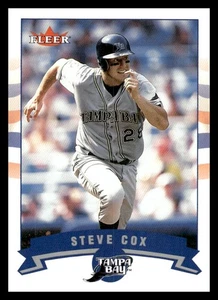 2002 Fleer Gold Backs #420 Steve Cox Tampa Bay Devil Rays - Picture 1 of 2