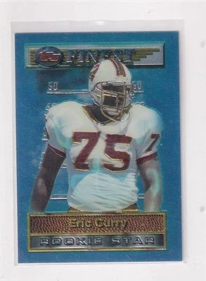 1994 Topps Finest Rookie Star # 195 Eric Curry Nice Card - Image 1 of 2