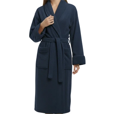 Bata de baño de algodón de lujo para adultos - 400 GSM diseño suave, absorbente, unisex Foto 1 de 4