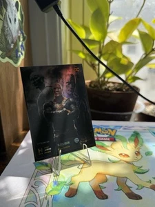 Póster de personaje HRO 2022 capítulo 2 Black Adam holográfico (solo tarjeta) casi nuevo - Imagen 1 de 1