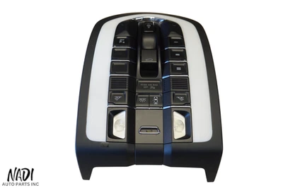 2011-2018 PORSCHE CAYENNE 92A FRONTAL SUPERIOR NEGRO DOMO LUZ PANEL INTERRUPTOR OEM Foto 1 de 3