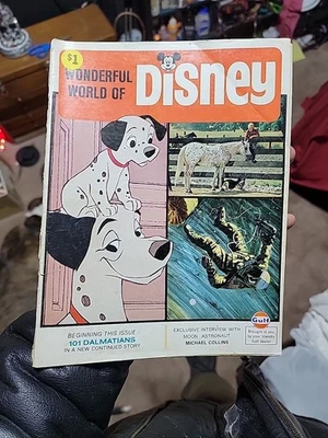 1969 Wonderful World Disney Magazine #3 VTG 101 Dalmatians Michael Collins - Image 1 of 4