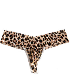 Victoria's Secret PINK Allover Lace Thong Panty Leopard Print