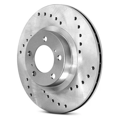 For Lexus IS F 08-14 Centric C-Tek Standard Drilled Vented Front Brake Rotor Foto 1 de 4