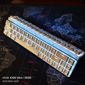 Teclado mecánico RK ROYAL KLUDGE F68 60% plegable de bajo perfil, inalámbrico Me... - Imagen 1 de 13