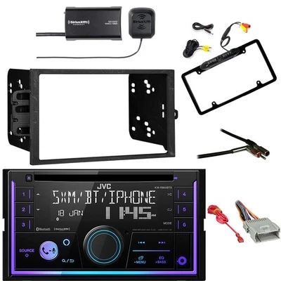 Receptor estéreo de radio JVC KW-R950BTS, kit de tablero de instalación, cámara, adaptador, arnés Foto 1 de 4