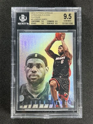 One Of One 1/1 2013 Intrigue Lebron James #9 Intriguing Players Platinum BGS 9,5 Foto 1 de 2