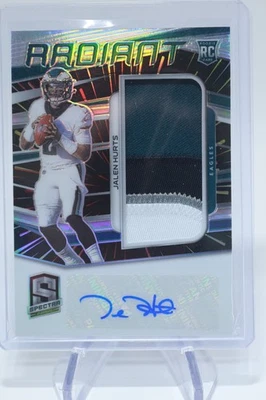 2020 Spectra, Radiant, Jalen Hurts, RPA, 3 Color 01/60 - Image 1 of 2