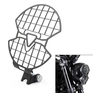 Front Headlight Grille Protective Guard Cover Fit Trident 660 2021-2023 Black - Picture 1 of 10