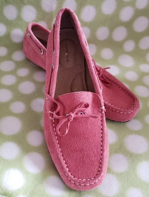 Zapatos mocasines acolchados de gamuza de cuero talla 7,5 Lands End para dama, nuevos sin caja Foto 1 de 4