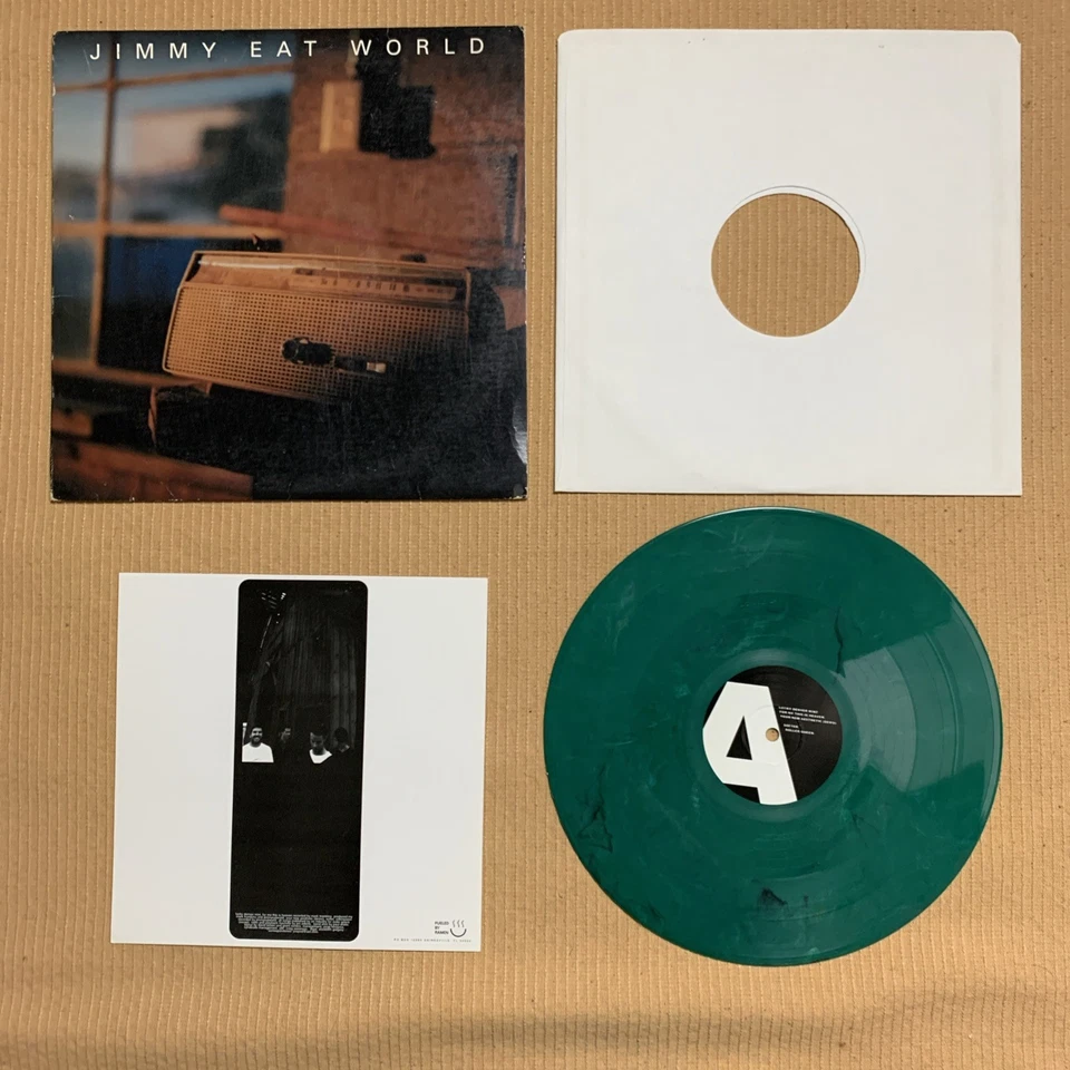 Jimmy Eat World EP Green Marble Color Vinyl Pop Rock Record Fueled by Ramen 1998 - Image 1 of 4