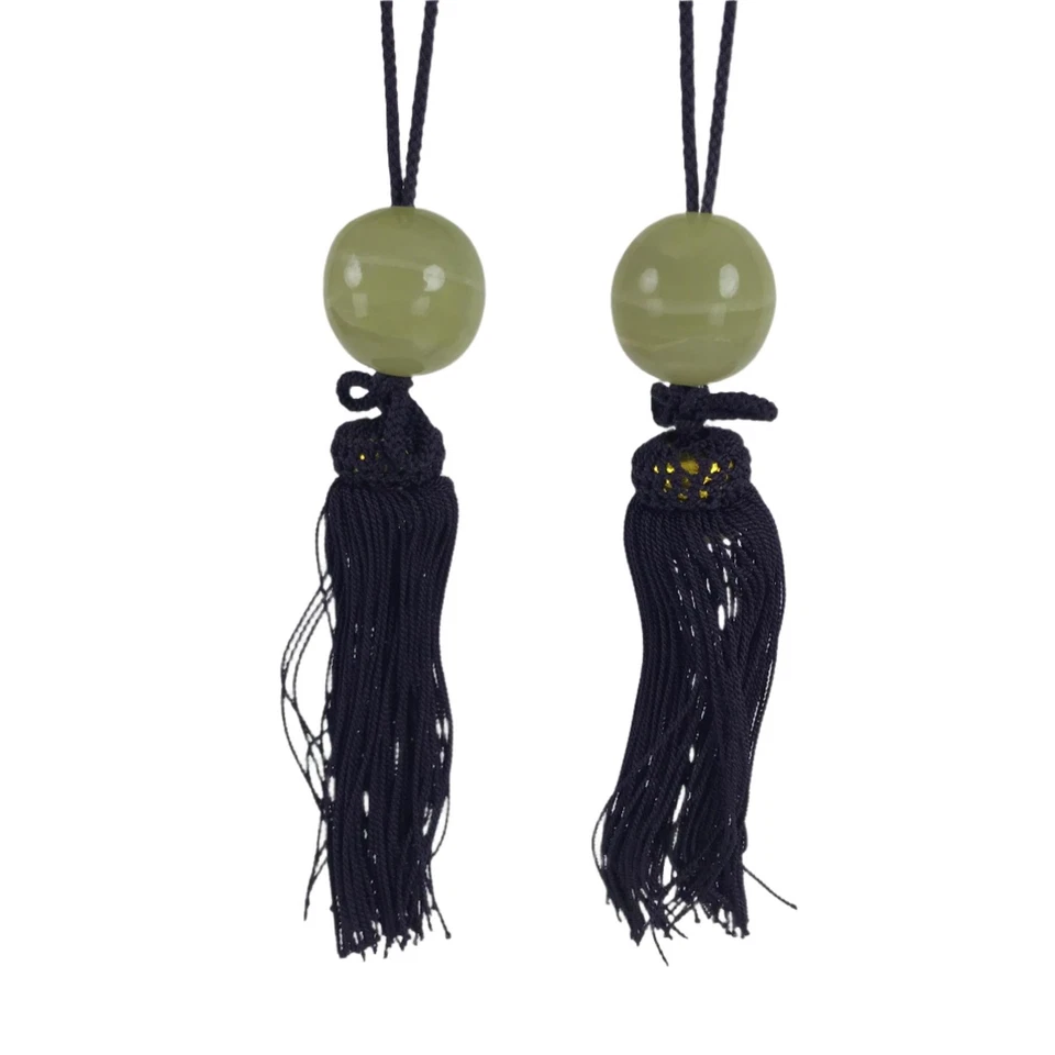 Японский агат камень вися свиток веса Fuchin Kakejiku фиолетовый кисточки FC345 - Изображение 1 из 4