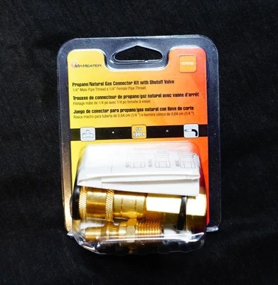 Mr Heater Propane / Natural Gas Connector Kit with Shutoff Valve - F276182 - Image 1 of 4