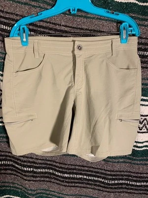 Pantalones cortos para mujer KUHL 5,5 senderismo al aire libre en caqui claro talla 10 $60,00 Gorpcore Foto 1 de 4