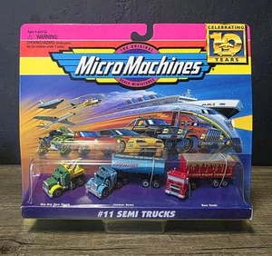 Micro Machines #11 Semi Trucks Collection 1996 Galoob 75030 MOC 📸 See Pics - Picture 1 of 4
