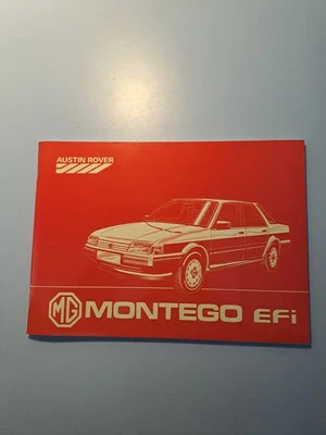 MG Montego EFi Manualetto dell'Utente - Immagine 1 di 2