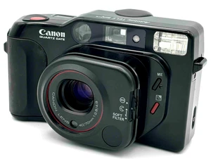[N- MINT AllWork]Canon Autoboy Tele QD Sure Shot Point & Shoot 35mm Film Camera - Picture 1 of 12
