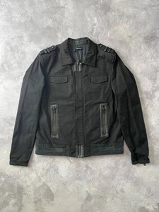 The Kooples Jacket Black with Leather Trim size L - Picture 1 of 11