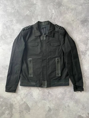 The Kooples Jacket Black with Leather Trim size L - Image 1 of 4