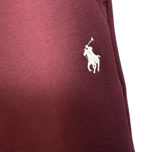 Polo Ralph Lauren Double-Knit Jogger Pant Burgundy Pockets Mens Size XXL - Picture 1 of 8