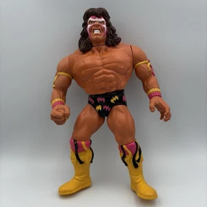 1990 HASBRO WWF ULTIMATE WARRIOR - LARGE FIGURE - SOLD AS IS - 12 INCHES TALL - Picture 1 of 14
